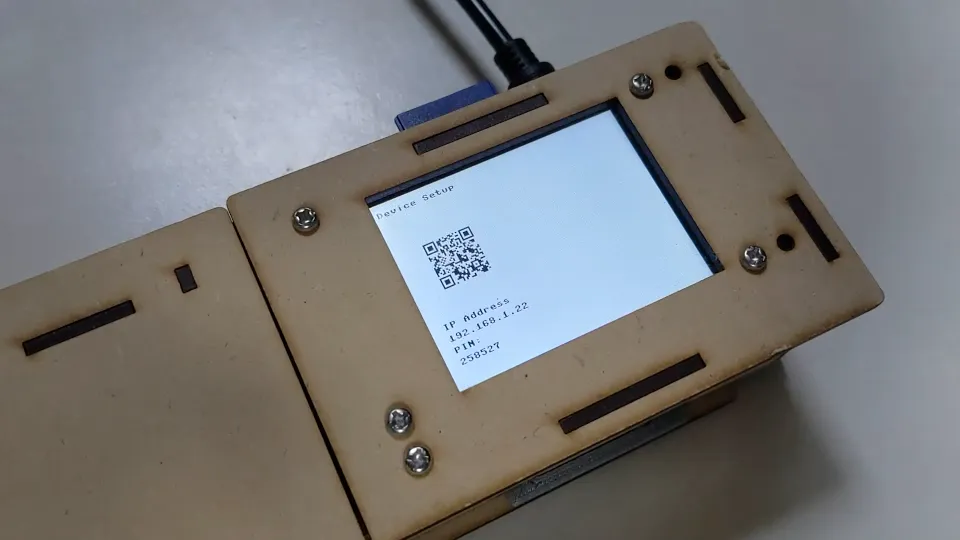 Clicking Start device setup button